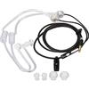 ciciglow Auricolare con Tubo Acustico, Jack Binaurale da 3,5 Mm Cuffie con Tubo Acustico con Riduzione del Rumore Auricolari con Tubo d'Aria per Tablet Laptop per e Serie Note(Nero)