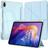 EspZanthic Custodia per Xiaomi Redmi Pad 2 11 Pollice 2025 con Portapenne, 6-in-1 Angoli di Visione Multipli Supporto a Forma di Y, Cover Trasparente Posteriore, Blu Cielo