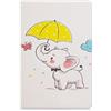 AIFILLE Custodia Compatibile con Samsung Galaxy Tab S4 10.5 T830/T835 Animali Come e Ombrello Giallo Flip in Pelle PU Protettiva Portafoglio Carte Credito Slots Chiusura Magnetica Tablet Accessori