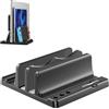 Generic 1 supporto verticale per computer portatile, supporto in alluminio per scrivania, vassoio da letto, supporto per scrivania da letto e divano, dock regolabile per MacBook Surface e laptop da gioco fino