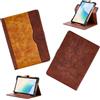 bojioderf Custodia per Majestic Tab 720 Plus 10.1-pollici Tablet Cover Custodia Case Rotazione a 360 gradi Angeli Multi-Viewing Custodia in pelle PU Stand Folio Marrone