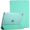 ProCase iPad Air (3rd Gen) 10.5 2019 / iPad Pro 10.5 2017 Custodia -Ultra Sottile e Leggero Supporto Auto Svegliati/Sonno, Cover Posteriore Traslucida per iPad Air (3rd Gen) 10.5 2019-Menta