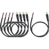 QUARKZMAN 5Pcs Cavi Connettore Maschio A Barilotto 5.5mm x 2.5mm Per PC | Di Alimentazione DC, A Filo Scoperto 50cm, Laptop Giocattoli Cellulari Dispositivi Elettronici