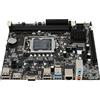 ciciglow Scheda Madre DDR3, Scheda Madre LGA1155 CPU M ATX per I7/i5/i3 Scheda Madre Desktop DDR3 a Doppio Canale Scheda di Rete 100M, Scheda Audio a 5.1 Canali