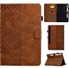 CASAFUNY Custodia Samsung Galaxy Tab S8 2022/Samsung Galaxy Tab S7 2020 11 Pollici, Custodia Protettiva Magnetica Cover con Auto Sonno/Sveglia per SM-T870/SM-T875/SM-X700/SM-X706, Marrone