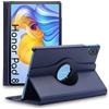 ebestStar - Cover per Honor Pad 8, Custodia Protezione Rotazione 360, Pelle PU, Blu scuro