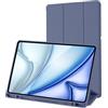 Palkitsee Custodia Cover Compatibile con Samsung Galaxy Tab S6 Lite 10.4 Pollici 2024/2022/2020 SM-P620N/P625N/P610/P613/P615/P619 con Portapenne-Ultra Sottile Cover con Auto Svegliati/Sonno (Blu Grigio)
