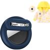 AXFEE Portachiavi Air-Tag, ustodia per tracciatore GPS nascosta-Blu Notte | Custodia in Silicone Airtag con Pin, Adatta per Bambini, Anziani, Animali Domestici, Zaino