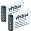 vhbw 2x batteria compatibile con Canon PowerShot SX620HS, SX730HS, G7 X Mark III, G9 X, G9 X Mark II, SX720HS fotocamera (1010mAh, 3,7V, Li-Ion)