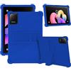 CONAPIKA Cover per TCL Tab 10L Gen 4, Ultrasottile Antiurto AntiGraffio Protettiva Cover con Supporto Integrato Regolabile Leggero Custodia Protettiva in Silicone TPU Morbida Case,Blu Scuro