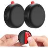 Stouchi Airtag Holder IPX8 impermeabile, Airtag Case con adesivo 3M VHB adesivo,supporto per etichette d'aria PC più durevole per biciclette,sci,cassette degli attrezzi, tosaerba,rimorchi,kayak-nero