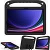 Nikaque Custodia per bambini per Samsung Galaxy Tab S8 da 11 pollici 2022 (SM-X700/X706), in schiuma EVA, leggera, antiurto, resistente, copertura per tablet con maniglia e supporto, per bambini, nera