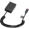 King Ma KingMa LP-E17 Batteria Dummy, Sostituto per Fotocamere Canon | Decodato Completamente, Cavo Alimentazione USB Tipo C a Molla, Compatibile con Canon EOS 200D, 750D, 760D,M3, M5, M6, M6