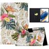 LSPCASA Custodia per Samsung Galaxy Tab S10 Lite 2025/S10 FE/S9 FE 10,9 pollici/S9 11Folio Flip Custodia Protettiva in Pelle PU con Supporto Slot per Carte Portafoglio Tablet Cover Ananas Dorato