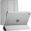 TechDealsUK iPad 9.7 6a Generazione (2018) Custodia con Supporto Magnetico Intelligente con riattivazione/Sonno Automatica A1954 A1893 (Argento)