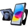 JETech Custodia con Supporto per iPad (A16) 11ª/10ª Gen, Nero | Per 2025/2022 Modello, Cover Supporto Multi-Angolo Regolabile, Porta Pencil Sottile, Retro Satinato