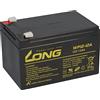 Akkuman.de Akkutechnik vom Fachmann Batteria adatta per Panasonic LC-RA1212PG1 12 V 12 Ah AGM batteria