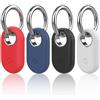 Elegance-go Custodia per Samsung Galaxy SmartTag2, 4pcs SmartTag2 Case Flessibile in Silicone con portachiavi GPS Tracker Ciondolo Custodia protettiva per Samsung Smart Tag 2 Accessori