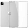 Demacia Asgens - Custodia trasparente per iPad Pro 12.9'' 2020, in silicone trasparente, flessibile e morbido silicone TPU per iPad Pro 2020 da 12,9 modello A2229/A2233/A2069/A2232