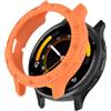 GIOPUEY Cover per Garmin Venu 3 45mm, TPU Silicone Premium Morbido e Leggero Protettiva Case Cover, Antiurto&Caduta Custodia - Orange