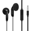 Geekria Auricolari cablati da 3,5 mm con microfono e controllo volume, cuffie per anziani, pad in schiuma morbida, plug and play, compatibili con TV, telefono, PC (Nero, 3,9FT)