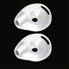 Generic 2 custodie protettive in silicone per AirPods di 4 generazione, ultra sottili, antiscivolo, accessori per auricolari, trasparenti