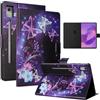 LSPCASA Custodia per Lenovo Idea Tab Pro 12,7 pollici 2025 TB373FU TB375FC Premium PU Pelle Flip Case con scomparti per carte di credito e funzione leggio Tablet Custodia per Lenovo Idea Tab Pro Viola