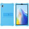 GIOPUEY Cover Compatibile con Blackview Tab 60 - con Supporto - Custodia Protettiva in Silicone TPU Morbida Case - Blue