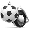 elago Ball Series Cover per Apple AirTag 2ª Gen (2026)/1ª Gen | Protezione Antiurto con Portachiavi, Dispositivo di Tracciamento Non Incluso [Calcio]