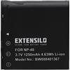EXTENSILO 1x batteria sostituisce Kodak LB-060 per fotocamera (1250mAh, 3,7V, Li-Ion)