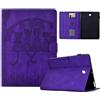 Vaitasy Custodia per Samsung Galaxy Tab S2 9.7 2015 SM-T810/T815 Modello di gatto carino Pelle PU con Supporto Funzione Folio Custodia per Galaxy Tab S2 9.7 Viola