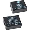 DSTE Electron 2 batterie ricaricabili agli ioni di litio DMW-BLC12 DMW-BLC12PP compatibili con Panasonic Lumix DMC-GH2, DMC-FZ330, DMC-FZ200, DMC-FZ200GK, DMC-FZ1000