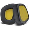 SOULWIT Cuscinetti Auricolari a Rete Gialli per Corsair Void (Pro) - Nero