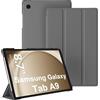 Tieeyivv Custodia per Samsung Galaxy Tab A9 Cover, Protettiva Cover Magnetica Intelligente Ultra Sottile Spazio per Il Pennino- Custodia Leggera e Morbida TPU per Samsung Galaxy Tab A9 (Gray)
