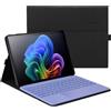 Omnpak Custodia per Microsoft Surface Pro 12 (2025) da 12 pollici, colore nero