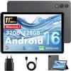 Hasskya Android 16 Tablet 11 Pollici Con Custodia, 32GB+128GB, T7250 Octa-Core | 8000mAh, 1TB Espandibile, 8MP + 16MP Fotocamera, WiFi 6, 90Hz Display, 1920 x 1200, Widevine L1, GMS, GPS, Gemini Al