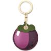 AXFEE Airtags Portachiavi in PU Pelle, Air Tag per GSP Apple- Mangostano | Airtag Cover per Chiavi Zaini e Animale, Portatile, Anti-graffio, Mantiene un Segnale Forte