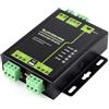 Waveshare 2-Channel CAN Bus to Ethernet Gateway Server with RS485 Port, Industrial Protocol Converter, Repeater, DIN-Rail & Wall Mount, with Dual Socket and Aluminum Case