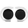 Shanrya Auricolari Bluetooth 5.2, Auricolari Wireless Impermeabili IPX5 con Cancellazione del Rumore, Riproduzione di Bassi Profondi e Luminosi 50H per Telefonate Sportive (Nero)