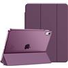 FINTIE Cover Custodia per iPad (A16) 11ª/10ª Gen 11/10.9, Viola | Cover Tri-Fold Sottile e Leggera con Retro Semi-Trasparente, Supporto Stabile, Funzione Auto Sveglia/Sonno, Anti-Impronta