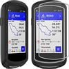 Msiall Custodia nero protettiva compatibile con Edge 1040/Edge 1040 Solar - Custodia protettiva per custodia per bicicletta GPS in silicone+[2 pezzi] Durezza 9H Pellicola Protettiva