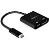 StarTech Adattatore USB-C a DisplayPort 1.4, 8K 60Hz, 60W (CDP2DP14UCPB) | Pass-Through Power Delivery, HBR3, Compatibile Thunderbolt 3