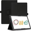 AKNICI Custodia Cover per Wacom One 14 Tavoletta Grafica 14 Pollici, Pelle PU Cover Custodia Protettiva con Cinghia di Sicurezza e Magnete e Funzione di Supporto