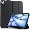 CLM-Tech Custodia compatibile con iPad Air 13 pollici M3 / M2 (2025/2024) - Case Supporto Cover con Auto Svegliati/Sonno - Nero