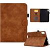 Generico DayQiQiPu Caso per Honor Pad X9 (ELN-W09, ELN-L09) /X8 Pro 11,5 Pollici in PU Pelle Chiusura Magnetica Flip Cover Custodie Motivo a Cuori Lettere Con Supporto e Auto Wake/Sleep, Marrone