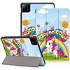 DINGGUAGUA Custodia Compatibile con Xiaomi Mi Pad 6/Mi Pad 6 Pro 11 Zoll 2023 Tablet Ultra-sottile Cover con Funzione Supporto,WUnicorno