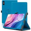 Envibe Custodia per Teclast T40HD, 10.4 inch, Cover Tablet Teclast T40HD, Copertura Protettiva Pieghevole con Supporto per Matita e Cinturino da Polso, Protezione Completa. (Azzurro)