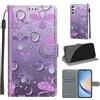 TOMYOU Cover per Samsung Galaxy A34 5G, petalo | Antiurto Protettiva Portafoglio, Slot per Schede, Magnetica, Custodia in Pelle PU, Libro Flip,Funzione Stand