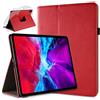 doupi Deluxe Custodia per iPad PRO 12,9 Pollici (4. Generazione) 2020, 360 Gradi Rotable Protezione Etui Stare in Piedi Protettiva, Rosso