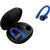 SHUGWA Cuffie Bluetooth Cuffie Sportive Auricolari TWS Bluetooth 5.0(Blue)